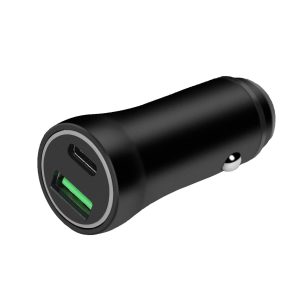 Dual Port USB-C Car Adapter (QC 3.0)
