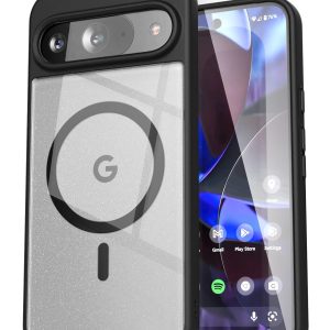 Newtrl Google Pixel 10 Pro XL & 9 Pro XL MagSafe Case (Clear with Black Border)