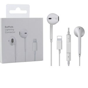 Lighting Earbuds and Mic (White)