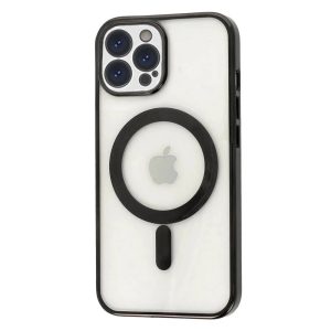 iPhone 15 Plus MagSafe Case (Clear with Black Border)