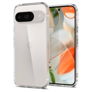 Hybrid Rugged Case for Google Pixel 9a (Clear)